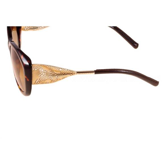 NEW BURBERRY women's 4208q sunglasses - 57mm in dark havana/brown lens - Picture 3 of 3
